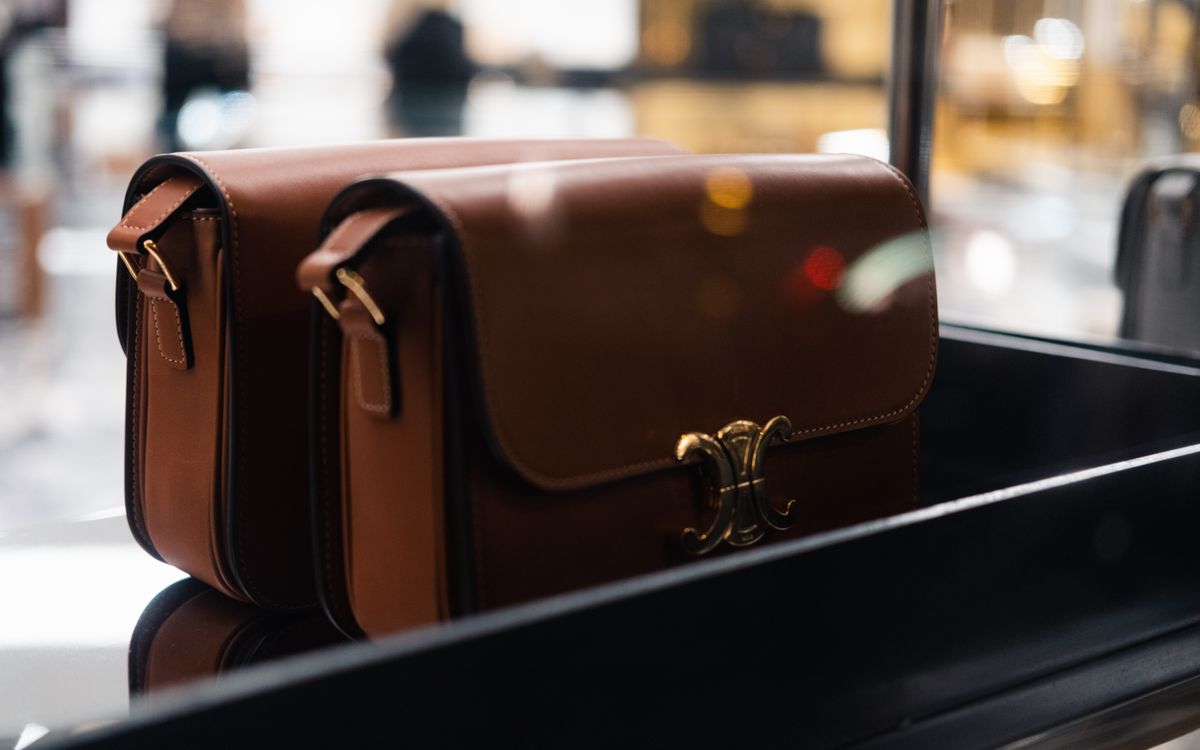 Pochette in Pelle Saffiano