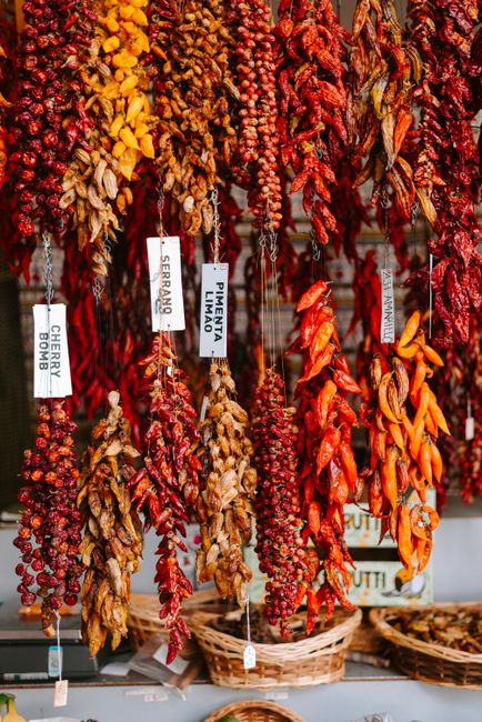 Peperoncino di Calabria — Zafferano di Navelli