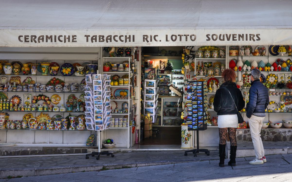 Alzata per Dolci di Vietri