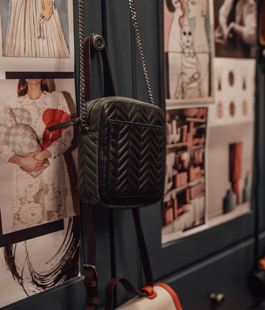 Borsa Tote in Canvas e Pelle